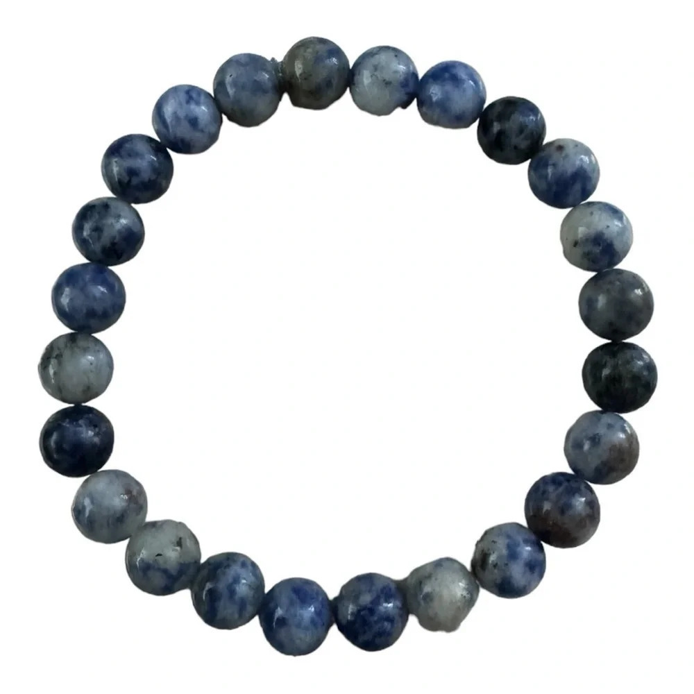 Blue Spot Jasper Gemstone Bracelet - Picture 5 of 5